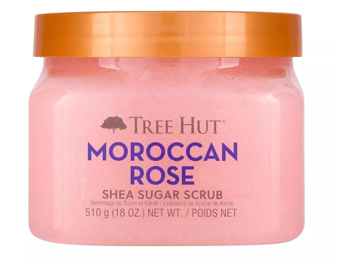 Tree Hut Moroccan Rose Shea Sugar Scrub, Mothers Day Gifts, Exfoliating & by TreeHut