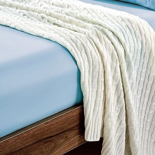 FreshCulture Full Fitted Sheets, Bulk Pack of 6, Deep Pocket, Soft Microfiber - Image 5