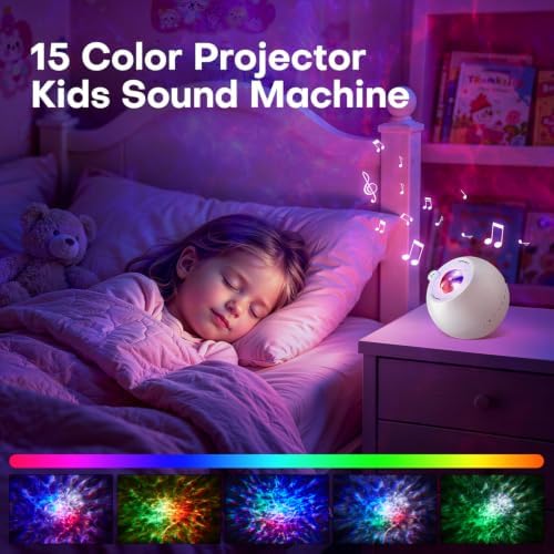 Sound Machine Light Projector, 30 Sleep Sounds - Image 5