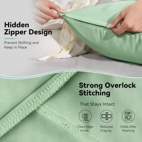 Cooling Curved Pillowcase for Side Sleeper Pillow - Image 6