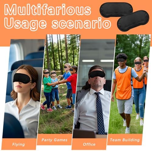 20 Pcs Eye Mask Sleep Masks Bulk Blindfolds - Image 7