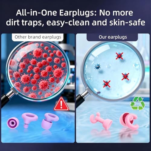 Noise Cancelling Ear Plugs Sleep 33dB NRR Side Sleep Small Ear - Image 6
