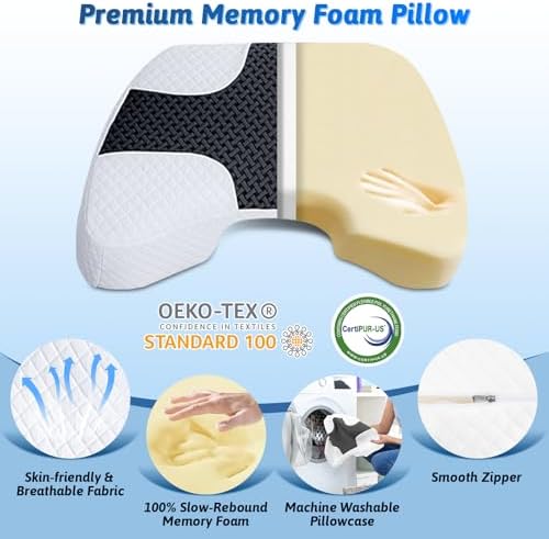 Side Sleeper Pillow with Arm Hole - Image 3