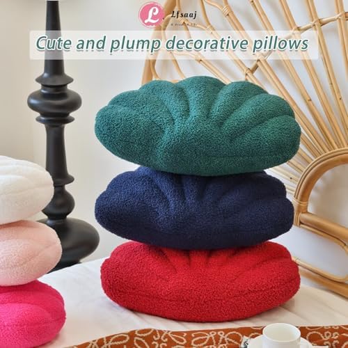 Lfsaaj Seashell Throw Pillows, Shell Shaped Throw Pillows, 18 Inch Soft Home - Image 7