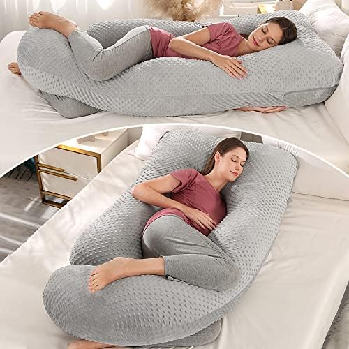 Elover U Shaped Pregnancy Pillow, Full Body Maternity Support - Image 5