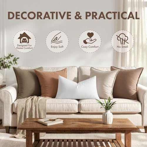 MIULEE 16x26 Inch Synthetic Down Alternative Pillow Insert - Image 5