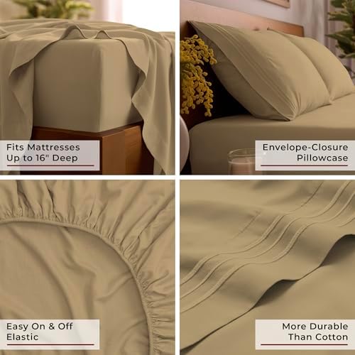 Mellanni Iconic 3-Piece, Ultra Soft Sheet Set - Image 5