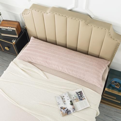 Pack of 1 Corduroy Soft Soild Body Pillow Covers Set Sofa Bedroom - Image 5