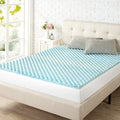ZINUS 1.5 Inch Swirl Gel Cooling Memory Foam Mattress Topper, Cooling Airflow by ZinusInc