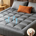 Mattress Topper King Size, Ultra Soft Cotton Pillow Top Mattress Pad by Vikase