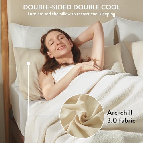 SureFit Washed Ultra-Chill Cooling Pillowcase Set of 2, Queen Size - Image 4