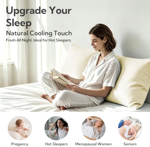 MR&HM Body Pillow Pillowcase 1pc, Cooling & Breathable - Image 2