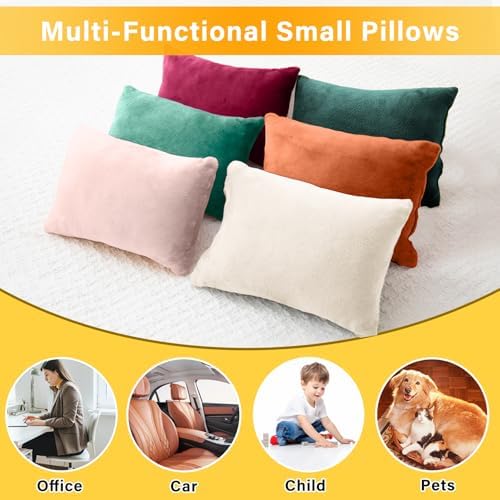 1 MIDDLE ONE 2 Pack Small Pillow, Memory Foam Mini Pillow 11 X 7 Inches - Image 6