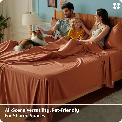 Bedsure PureWoven 100% Rayon Derived from Bamboo, Full Size Sheets - Image 6