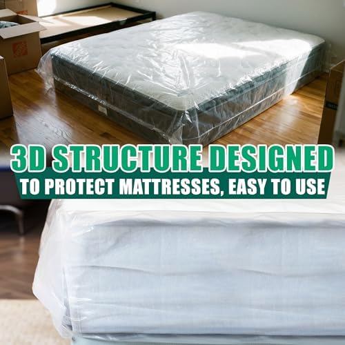 King Size Mattress Bag for Moving and Storage, 5 Mil, Heavy Duty - Image 7