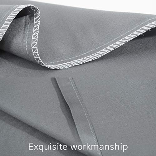 NTBAY Body Egyptian Cotton Sateen Pillowcases, Dark Grey - Image 3