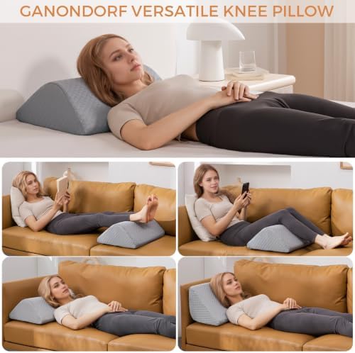 Knee Wedge Pillow 6.3'' for Post-Surgery Recovery-Leg Elevation Support for - Image 4