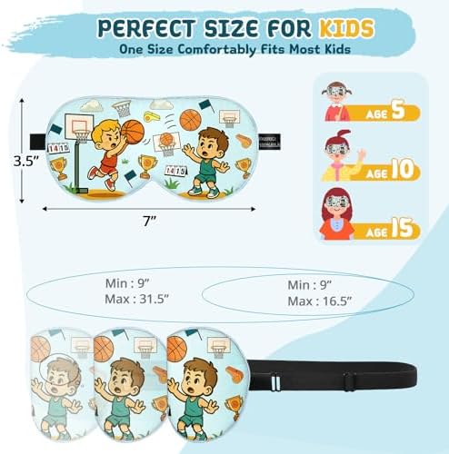Kids Silk Sleep Mask, 100% Mulberry Silk Eye Mask - Image 5