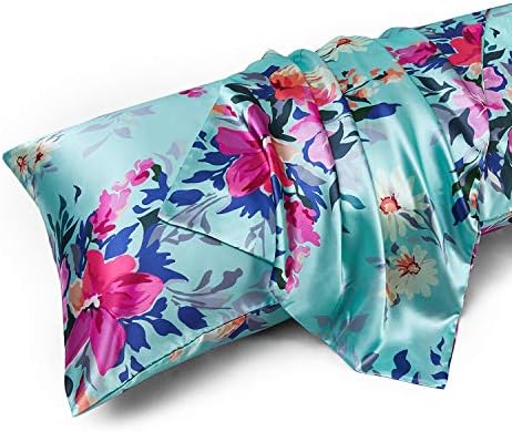 MR&HM Satin Body Pillow case, Vintage Floral by MRHM