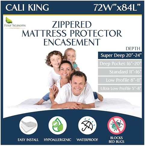 Super Deep Pocket Mattress Encasement by FourSeasonsEssentials