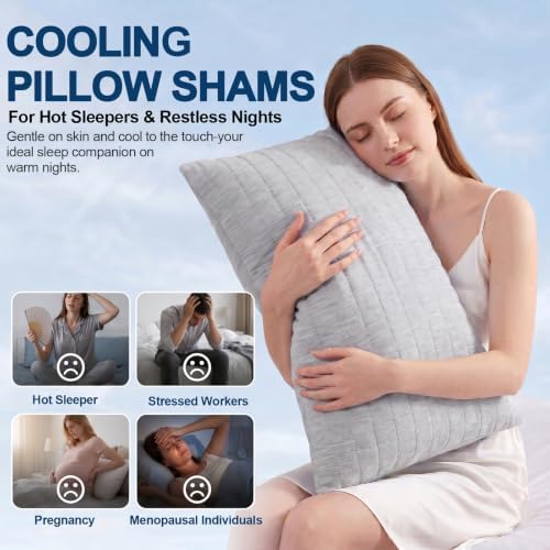 Swift Home Cooling Pillow Cases Standard Size Set of 2 - Image 4