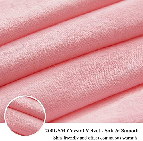 XeGe Cozy Faux Fur Fluffy Long Body Pillow Cover, Light Pink - Image 6