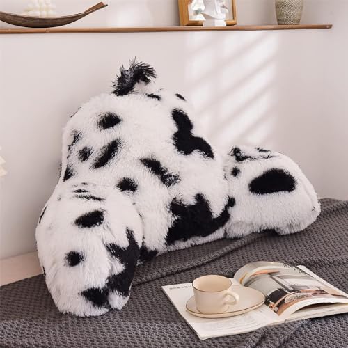 A Nice Night Faux Fur Reading Pillow Bed Wedge Adult Children Backrest - Image 3