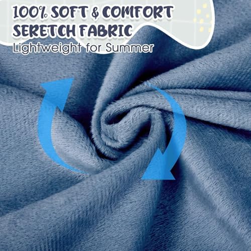 Hahafelt 3 Pcs U-Shaped Pregnancy Pillow Cover, Crystal Velvet - Image 4