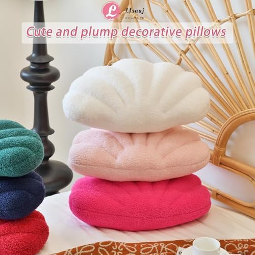 Lfsaaj Seashell Throw Pillows, Shell Shaped Throw Pillows, 18 Inch Soft Home - Image 7