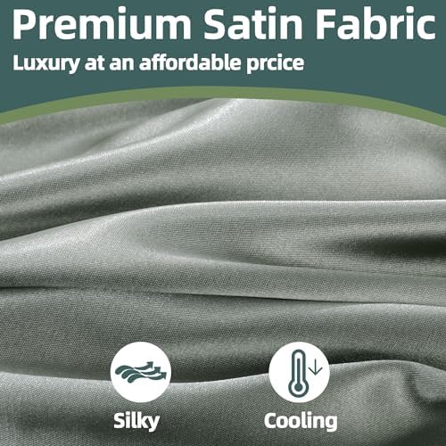 BALAPET Silky Satin Pregnancy Pillow Cover, U Shaped Luxurious Smooth Maternity - Image 3