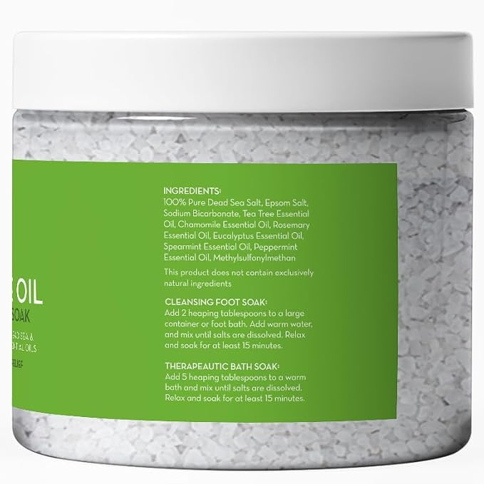 Pure Body Naturals Tea Tree Oil Foot & Bath Soak - Image 6