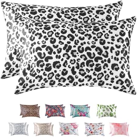 MR&HM Satin Pillowcase 2 Pack, Queen Size 20"x30" by MRHM