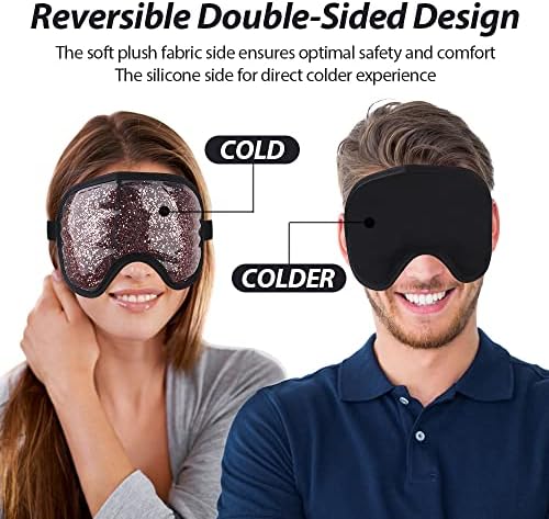 NEWGO Cooling Eye Mask for After Surgery, Gel Face Ice Pack - Image 3