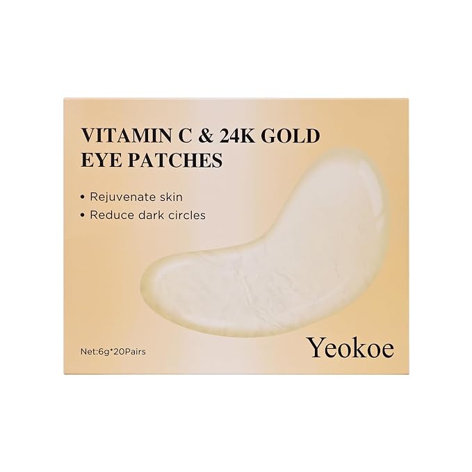 Yeokoe Under Eye Patches for Dark Circles, Puffy Eyes, 20 Pairs Face Masks - Image 8