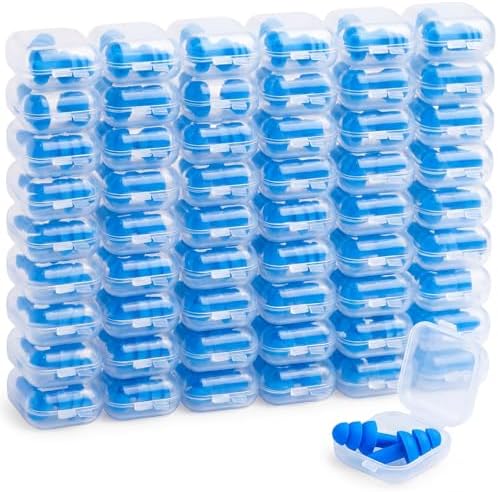 Tondiamo 150 Pairs Ear Plugs Bulk Individually Wrapped Earplug by Tondiamo