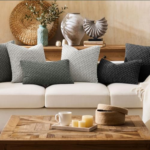 Kevin Textile Soft Corduroy 12"x24" Lumbar Pillow Cover 1 Pack - Image 7
