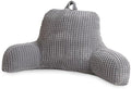 A Nice Night Grey 18.5" Bed Wedge Reading Pillows by ANICENIGHT