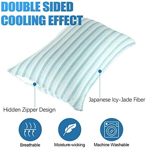 Cooling Pillow Cases Only, Standard Size Set of 2 - Image 2