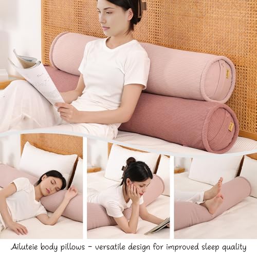 Cuddle Pillow – Corduroy Long Body Pillow - Image 6