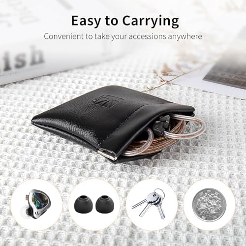 5 Pack Kbear BP01 PU Leather Jewelry Travel, Leather Jewelry Pouch Bag - Image 5