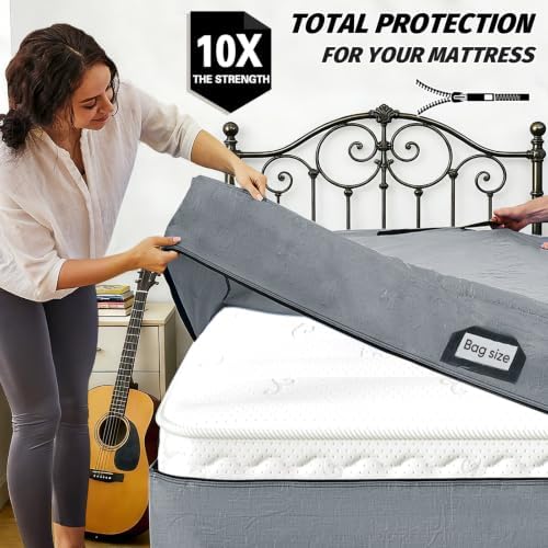 Mattress Bags for Moving and Storage, BETU Waterproof Mattress Protector Twin - Image 4