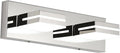 SineRise LED Modern Bathroom Vanity Light Fixtures, Chrome Modern Acrylic by SINERISELIGHTING