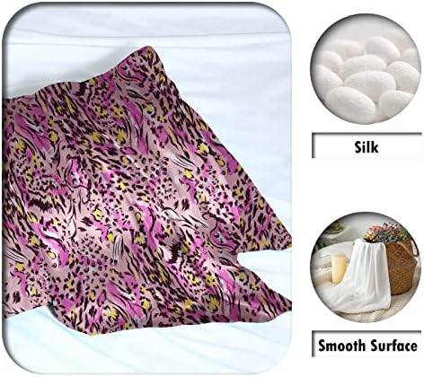 Mulberry Silk Pillowcase for Hair and Skin King Size Leopard Print Silk Pillow - Image 2
