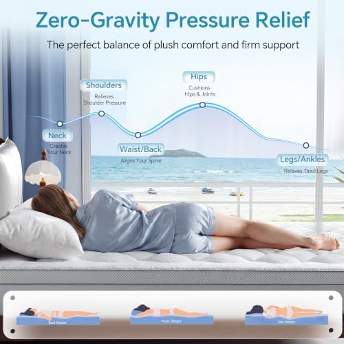 3 Inch Thick Full Mattress Topper, Viscose Derived from Bamboo - Image 4