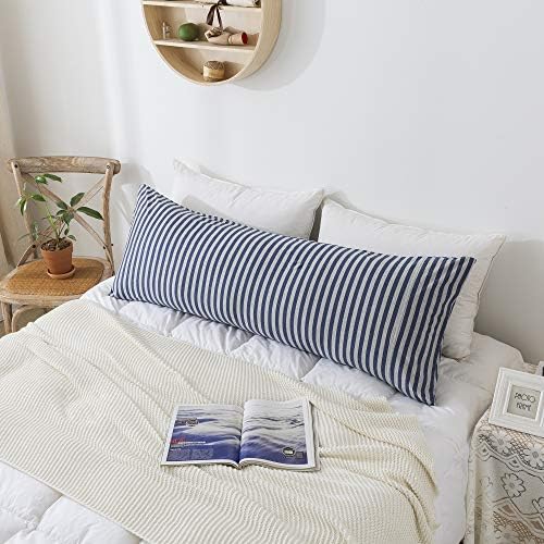 H HOUSEHOLD 100% Jersey Knit Cotton Body Size Pillowcases Set of 1, Super Soft - Image 3
