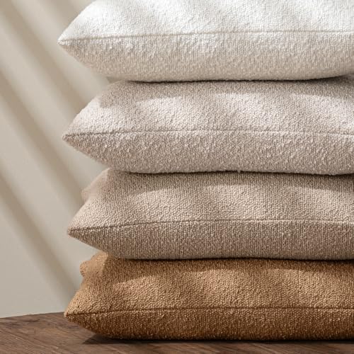 MIULEE Textured Boucle Lumbar Pillow Cover - Image 5