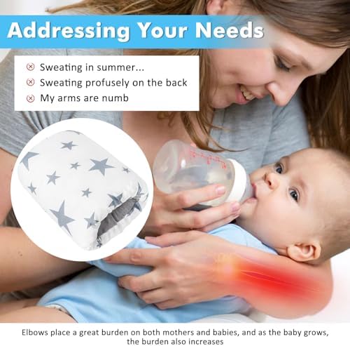 Baby Feeding Arm Pillow, Soft Cotton Bottle Nursing Arm Pillows - Image 6