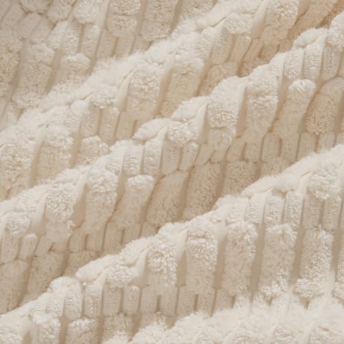 Fancy Homi Cream Lumbar Decorative Throw Pillow Covers 12x24 Inch - Image 5