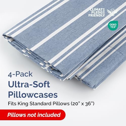 King Standard Pillow Cases Set of 4 - Image 2