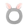 Cute Gray Rabbit Ears Headband Frog Eye Elastic to Wash Face by Jowmoy